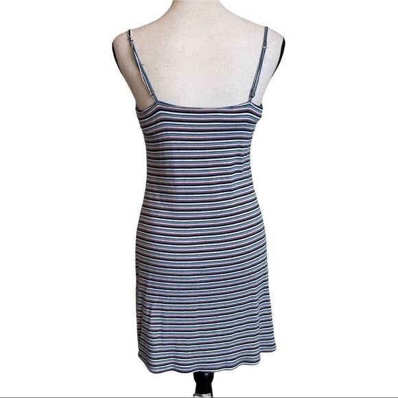 HOLLISTER Stripe Knit Mini Dress with Adjustable Spaghetti Straps and Shelf Bra - Picture 10 of 10